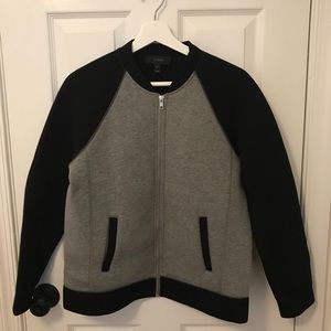 Jcrew Neoprene Bomber Jacket